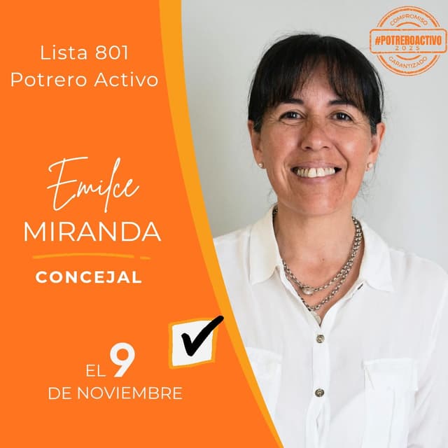 Candidato a Concejal: Emilce Miranda