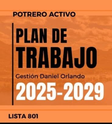 Presentación de la Campaña Potrero Activo y proyecto de trabajo 2025-2029